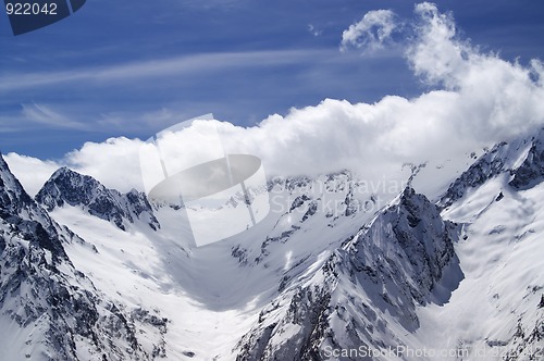 Image of Caucasus Mountains. Dombay.