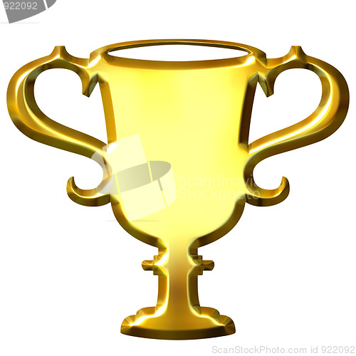 Image of 3D Golden Trophy