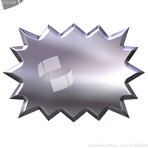 Image of 3D Silver Burst