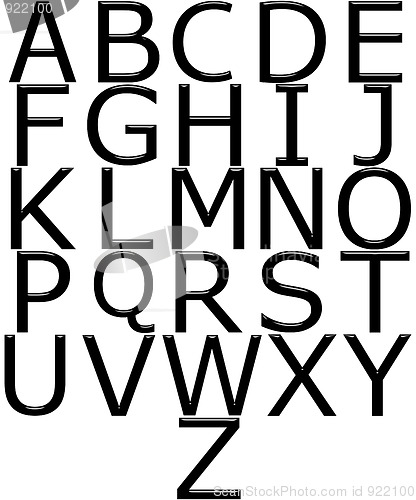 Image of 3D Alphabet