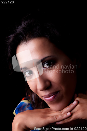 Image of Beautiful Woman Smiling