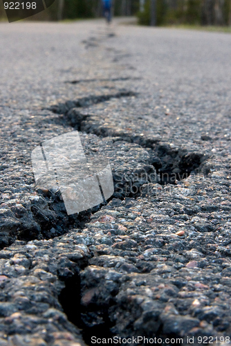Image of Damaged road