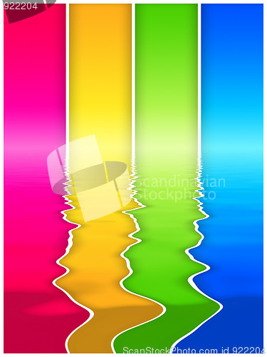 Image of four colors