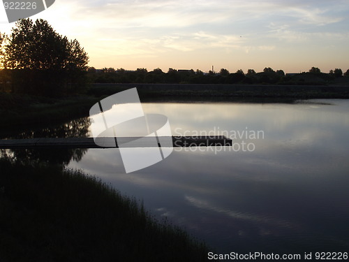 Image of Lake at sunrise