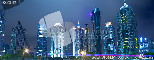 Image of night view of shanghai