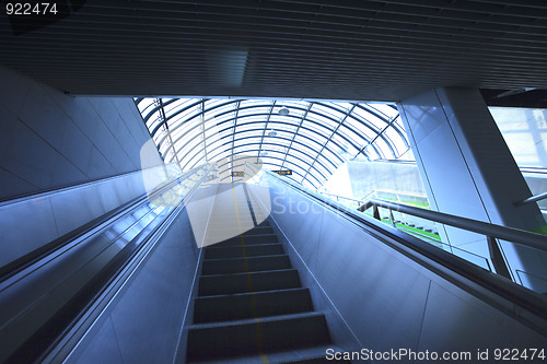 Image of escalator  