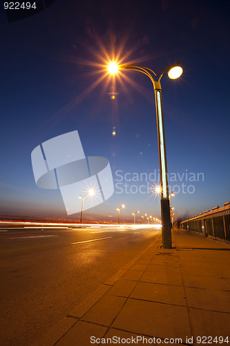 Image of bridge night