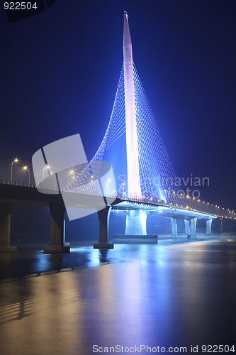 Image of bridge night