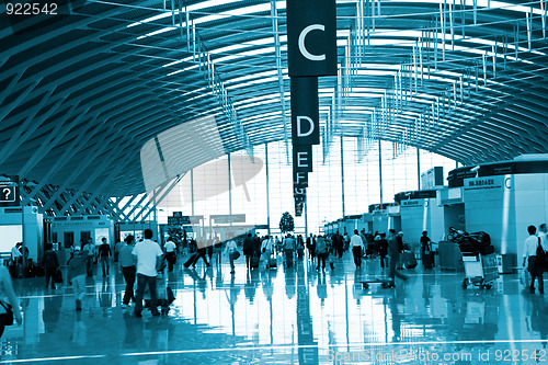 Image of interior of the airport