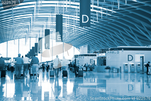 Image of interior of the airport