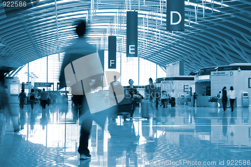 Image of interior of the airport