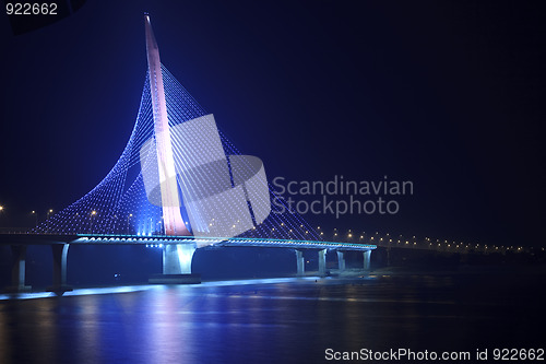 Image of bridge night