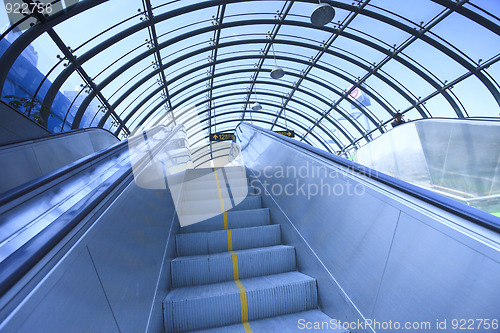 Image of escalator  