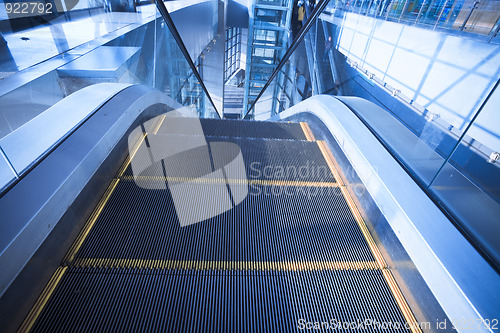 Image of escalator  