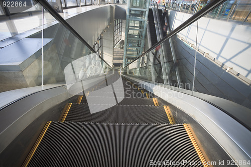 Image of escalator  