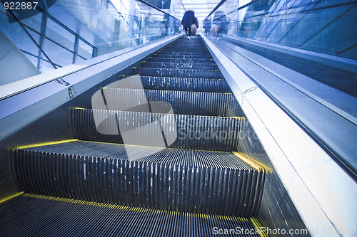 Image of escalator  