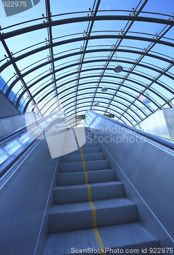 Image of escalator  