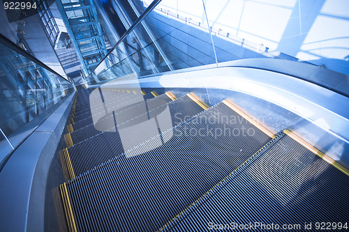 Image of escalator  