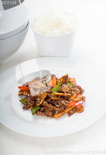 Image of Chinese beef and vegetables