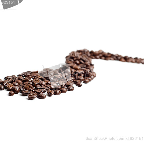 Image of cofee beans road