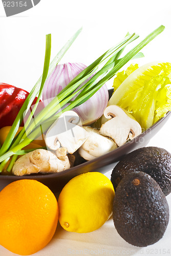 Image of assorted vegetables and fruits