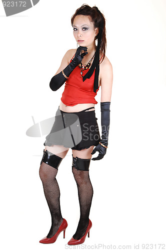 Image of Girl dressed as pirate.