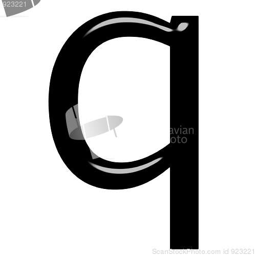 Image of 3d letter q