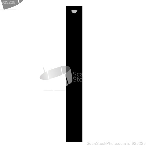 Image of 3d letter l