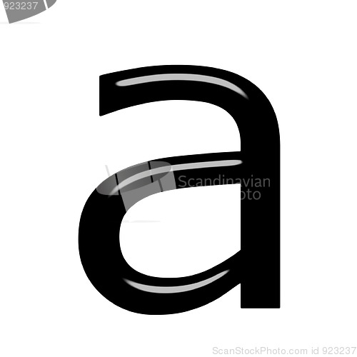 Image of 3d letter a