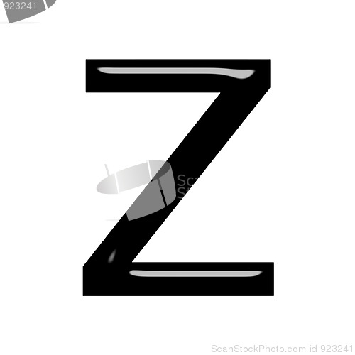 Image of 3d letter z