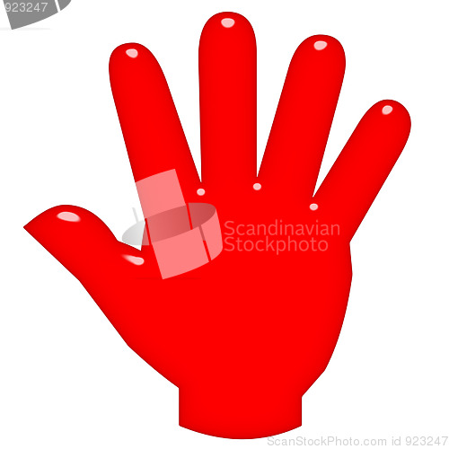 Image of 3D Open Hand