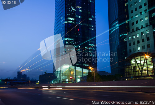 Image of night view of shanghai