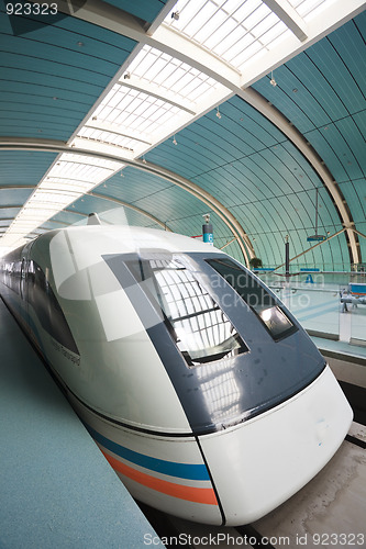 Image of Magnetic levitation train