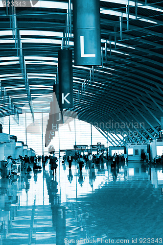 Image of interior of the airport