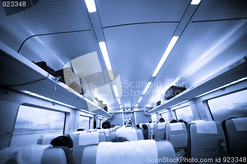 Image of interior of train