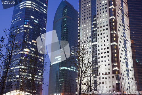 Image of night view of shanghai