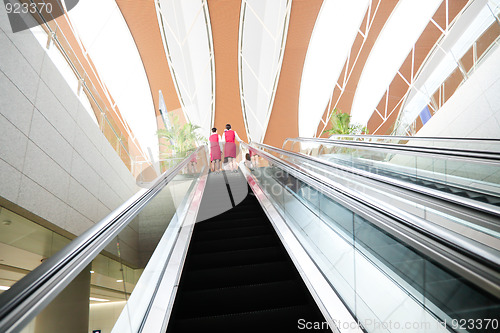 Image of escalator