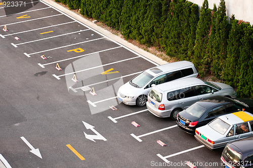 Image of cars parking