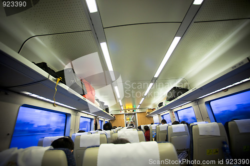 Image of interior of train