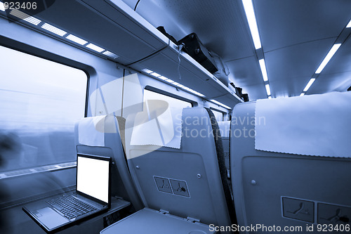 Image of interior of train