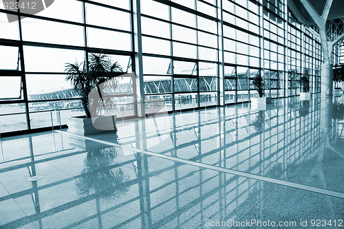 Image of interior of the airport