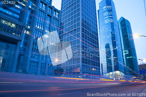 Image of night view of shanghai