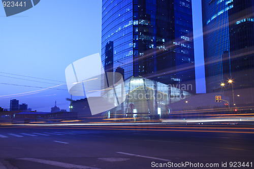 Image of night view of shanghai