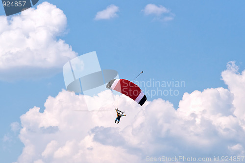 Image of Parachute in the sky