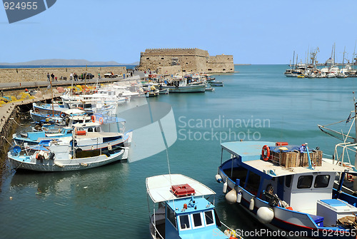 Image of Venetian Fortezza and Old Port in Heraklion