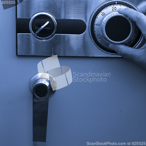 Image of steel safe