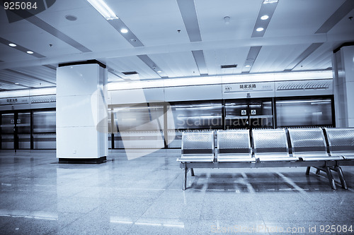 Image of business backgroung of subway station