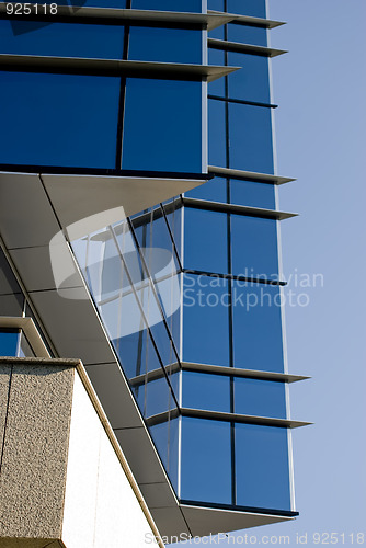 Image of detail from a new office building