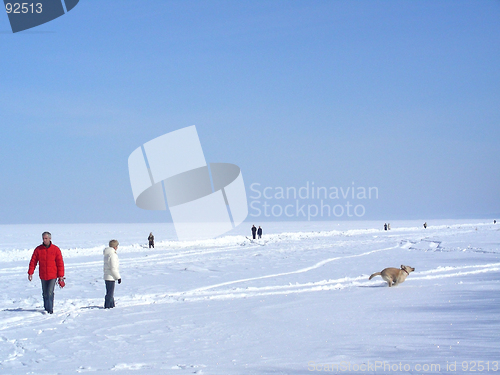 Image of family walk