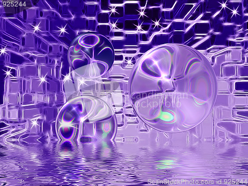 Image of abstraction glass background